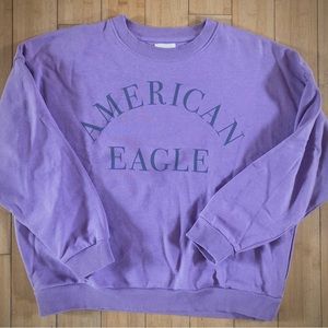 American Eagle purple crew neck sweatshirt - size XL